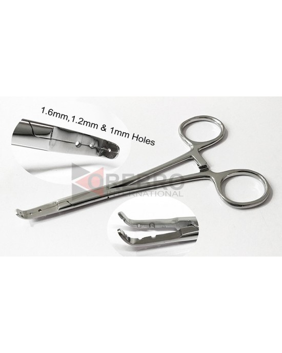 Dermal Anchor Forceps, 1mm, 1.2mm & 1.6mm Holes