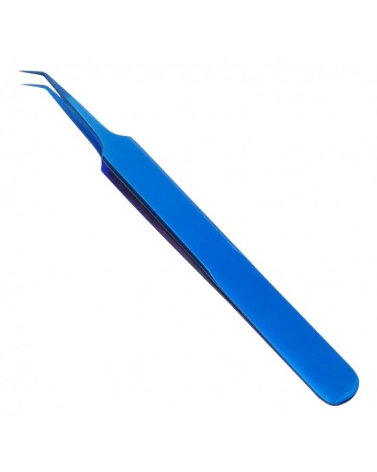 Blue Plasma Coated Tweezer