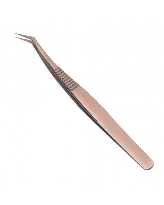 Rose Gold Plasma Coated Tweezers