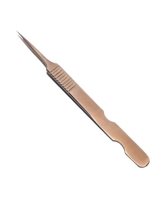 Rose Gold Plasma Coated Tweezers