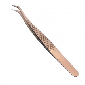 Rose Gold Plasma Coated Tweezers