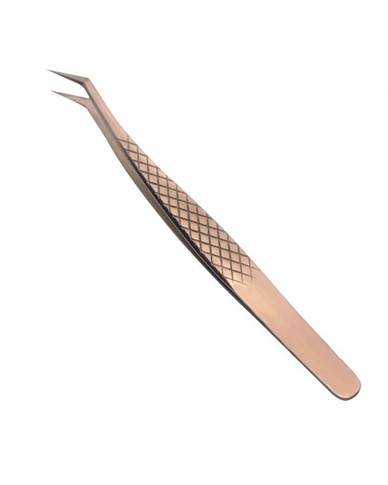 Rose Gold Plasma Coated Tweezers