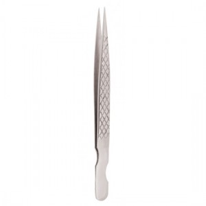 Diamond Print S-Type Eyelash Tweezer