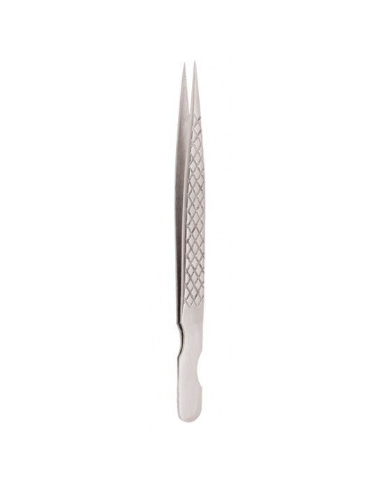 Diamond Print S-Type Eyelash Tweezer
