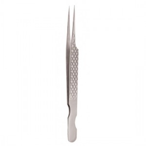 Diamond Print S-Type Eyelash Tweezer
