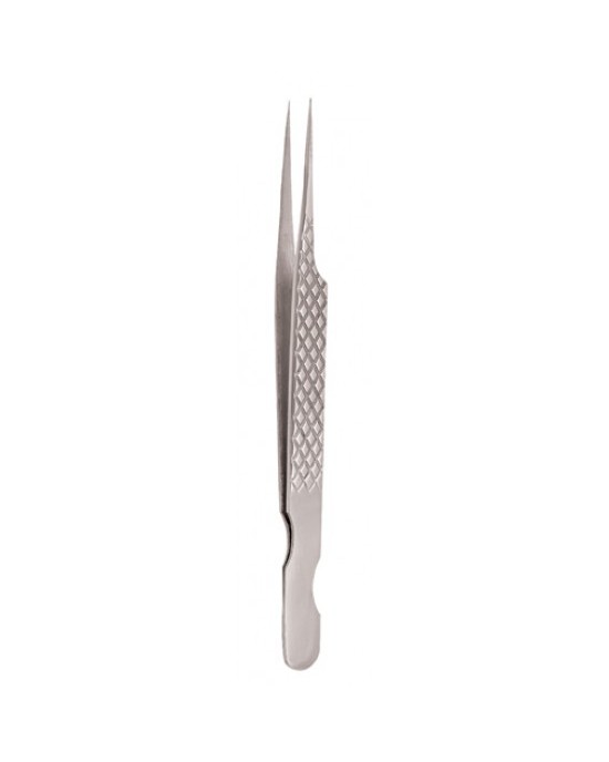 Diamond Print S-Type Eyelash Tweezer