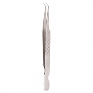 Diamond Print S-Type Eyelash Tweezer