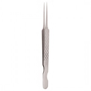 Diamond Print S-Type Eyelash Tweezer