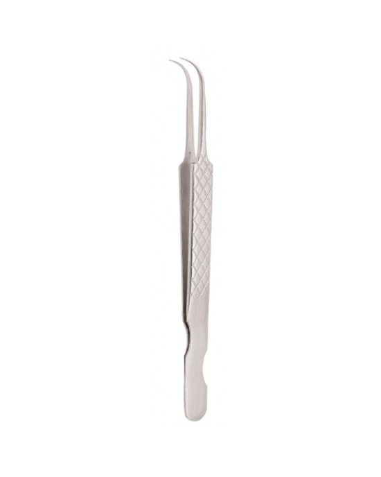 Diamond Print S-Type Eyelash Tweezer