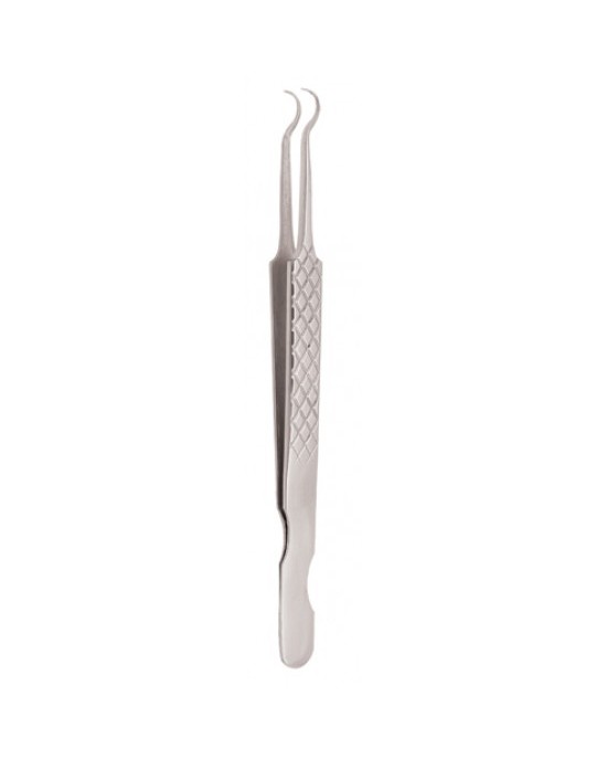 Diamond Print S-Type Eyelash Tweezer
