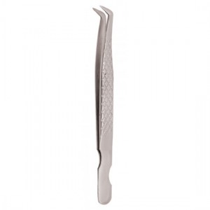 Diamond Print S-Type Eyelash Tweezer