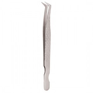 Diamond Print S-Type Eyelash Tweezer