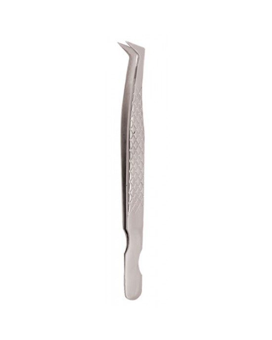Diamond Print S-Type Eyelash Tweezer