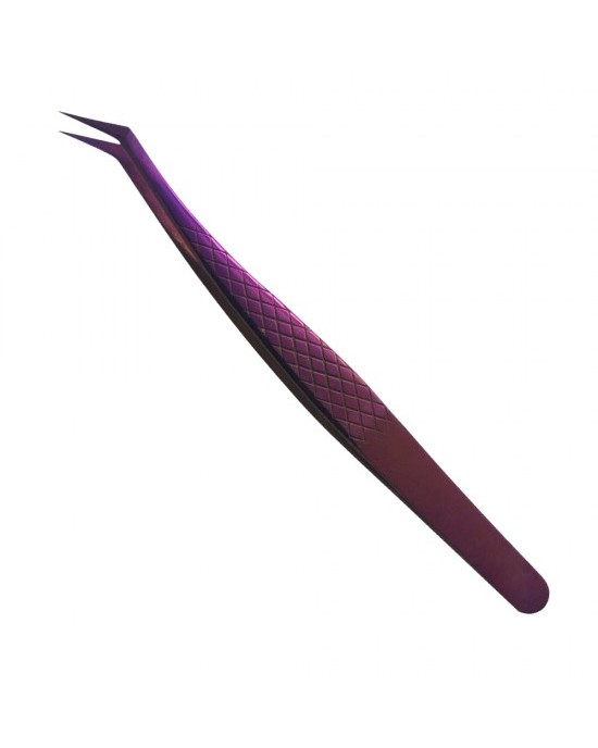 Purple Plasma Coated Tweezers