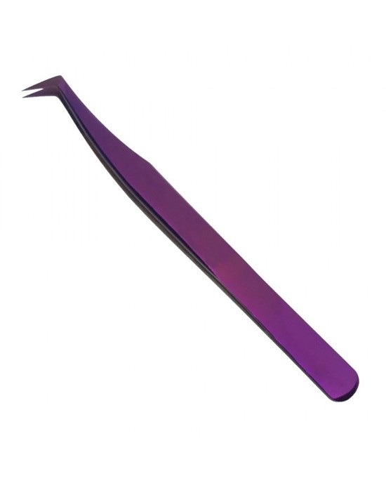 Purple Plasma Coated Tweezers