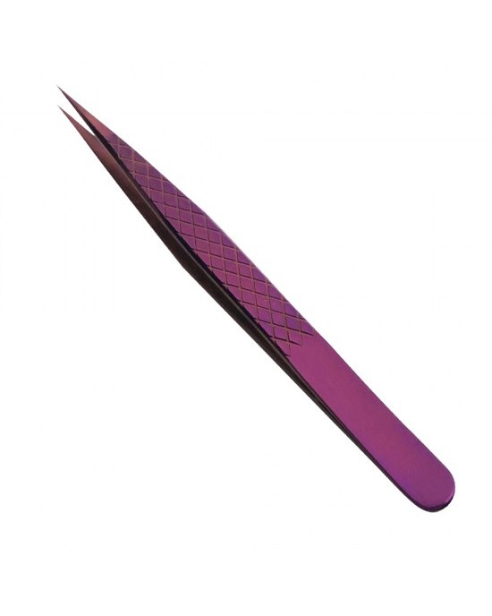 Purple Plasma Coated Tweezers