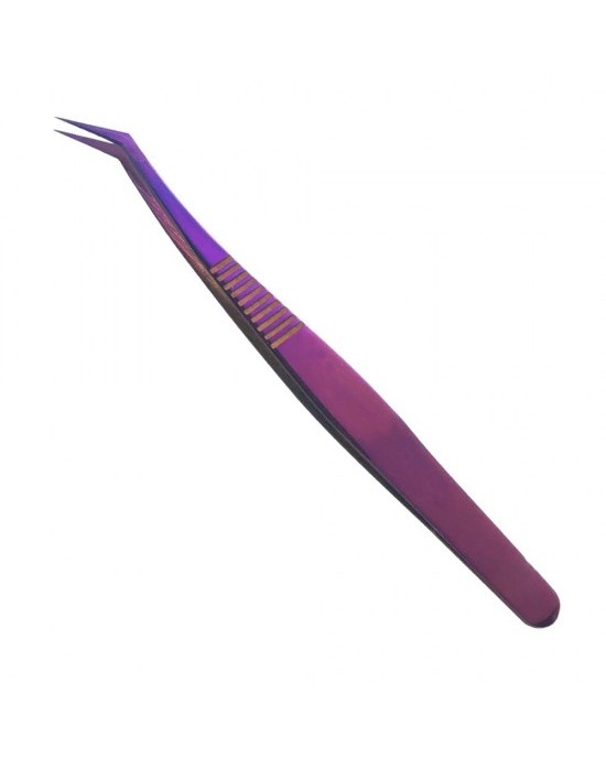 Purple Plasma Coated Tweezers