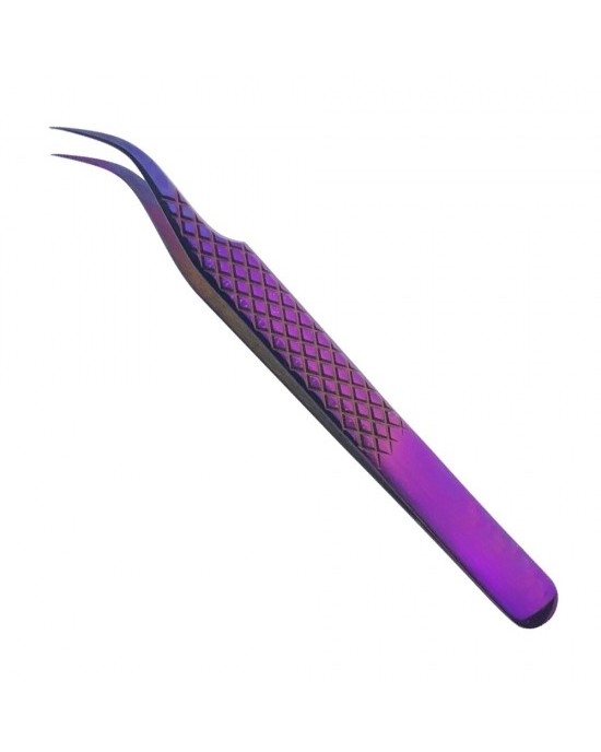 Purple Plasma Coated Tweezers