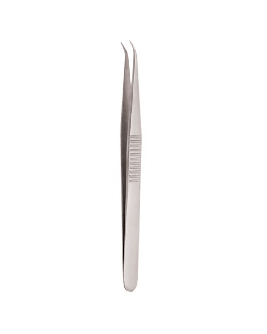 Serrated Handle Eyelash Tweezer