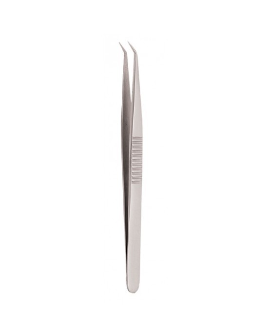 Serrated Handle Eyelash Tweezer