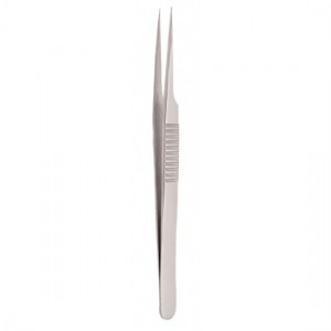 Serrated Handle Eyelash Tweezer