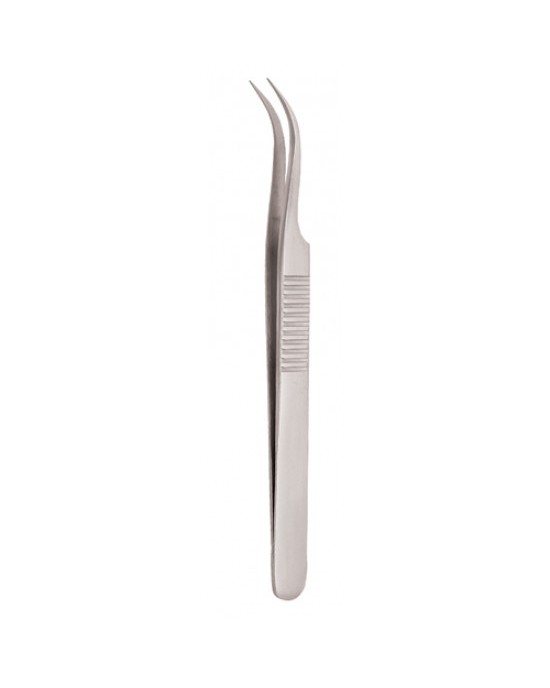 Serrated Handle Eyelash Tweezer
