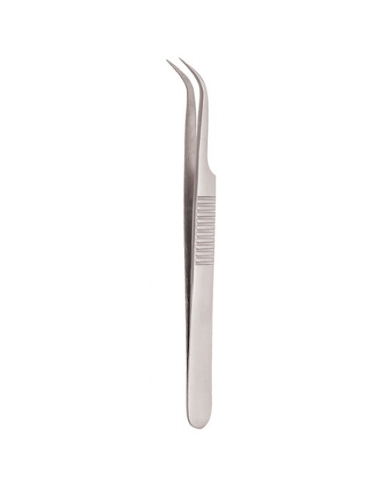 Serrated Handle Eyelash Tweezer