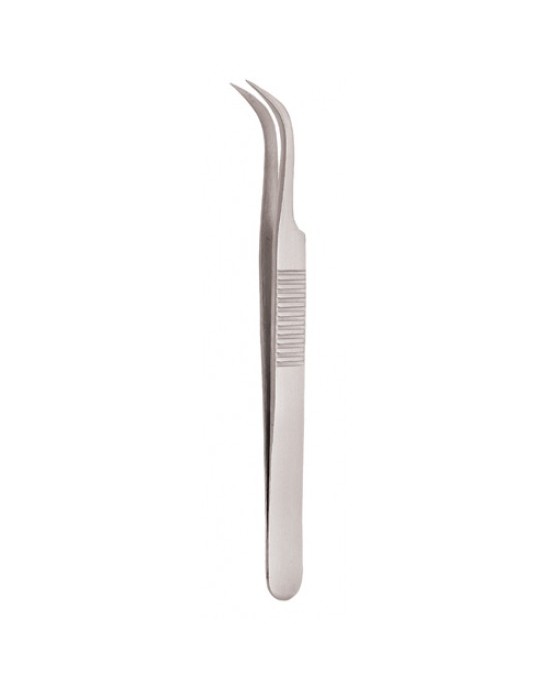 Serrated Handle Eyelash Tweezer