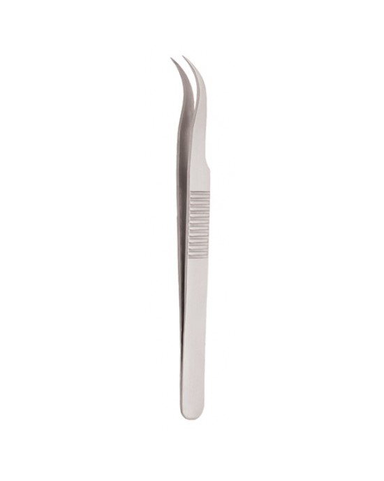 Serrated Handle Eyelash Tweezer