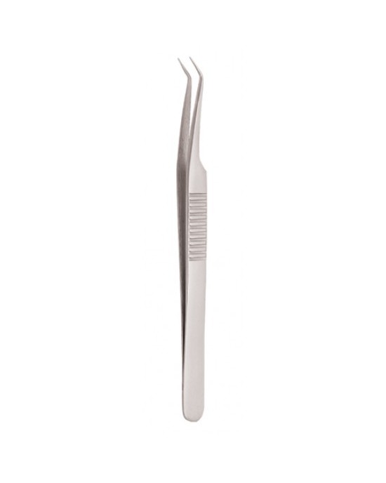 Serrated Handle Eyelash Tweezer