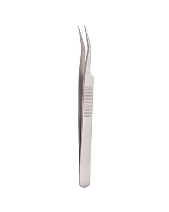 Serrated Handle Eyelash Tweezer