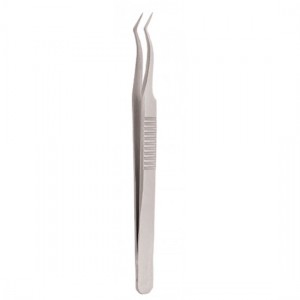Serrated Handle Eyelash Tweezer