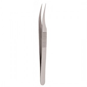 Serrated Handle Eyelash Tweezer