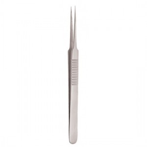 Serrated Handle Eyelash Tweezer
