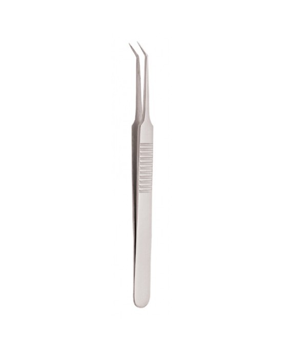 Serrated Handle Eyelash Tweezer