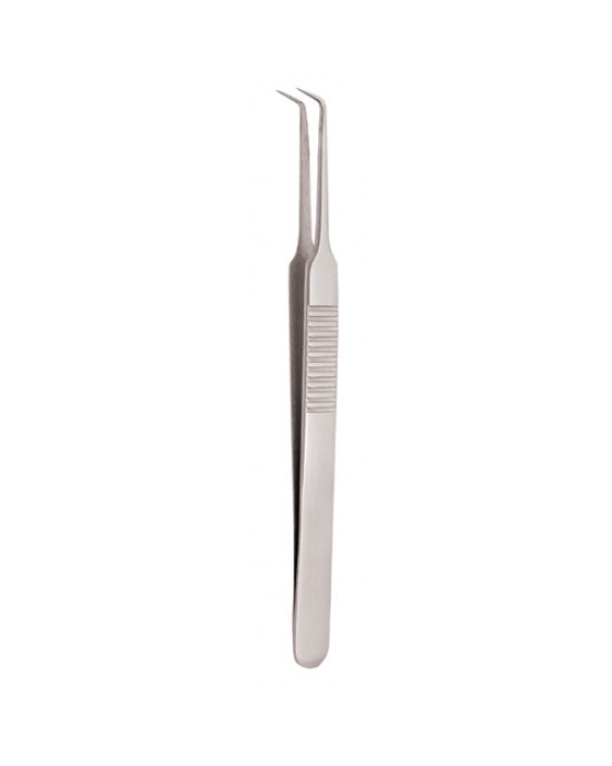 Serrated Handle Eyelash Tweezer