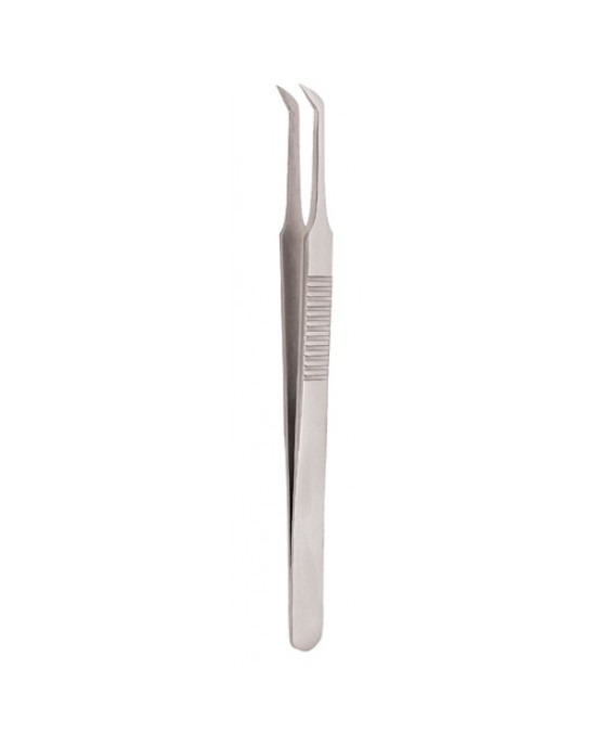 Serrated Handle Eyelash Tweezer
