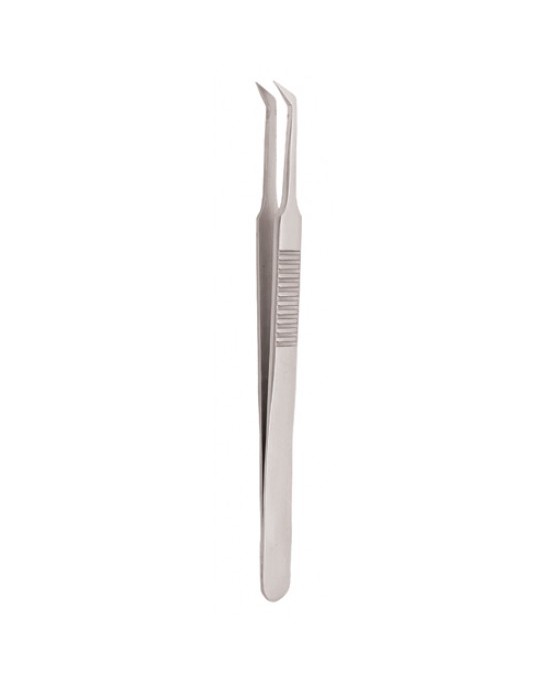 Serrated Handle Eyelash Tweezer