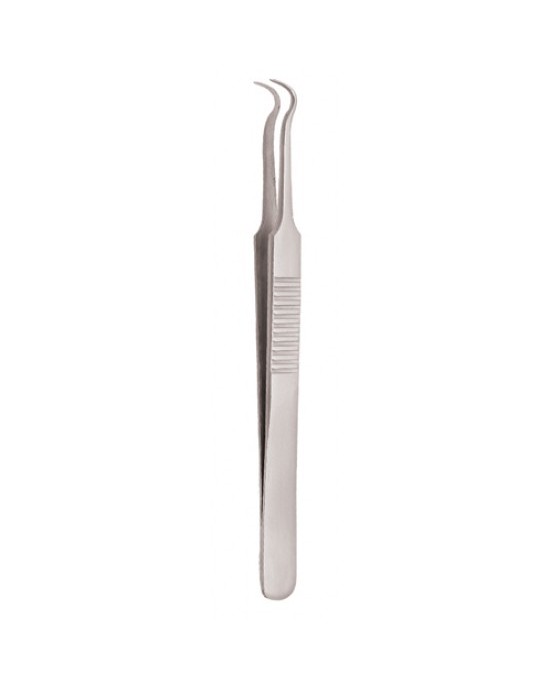 Serrated Handle Eyelash Tweezer