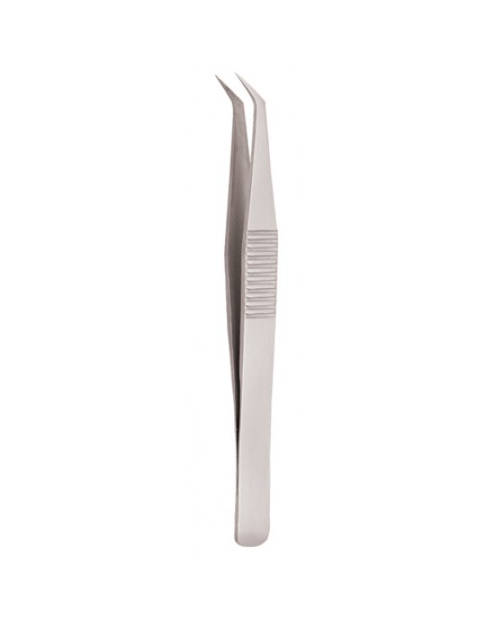 Serrated Handle Eyelash Tweezer