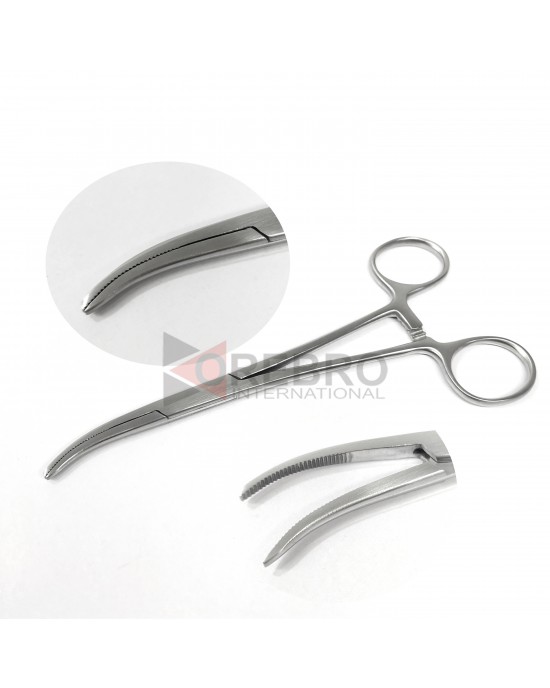 Hemostatic Forceps- Sideways Curved