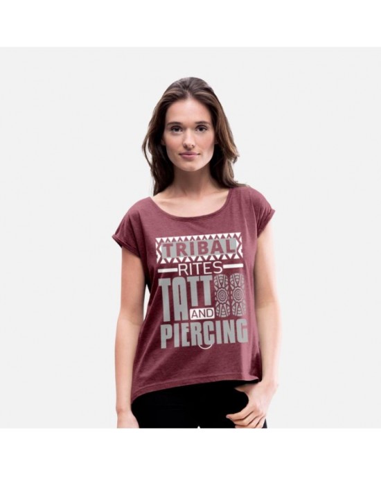 Women's Rolled Sleeve T-Shirt