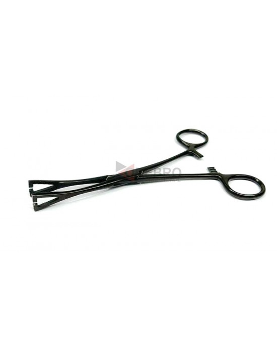 Pennington Forceps, Slotted - Black Oxide Coated