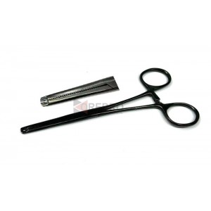 Skin Drive Holder Forceps- Black Oxide Coated